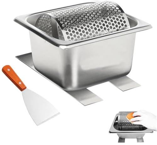 Stainless Steel Butter Spreader Dispenser, Stick Butter Roller for Buns & Bread, Holds 3 Sticks (60 oz), Dishwasher Safe Butter Wheel Even Spread No Drip 1.8L Butter Spreader for Griddle & Flat Tops