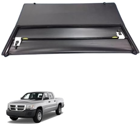 Wnfmjqe Kofferraumabdeckung Einziehbare Ladeflächenabdeckung Für Mitsubishi L200 4x4 Pickup-Tonneau-Abdeckung Gepäckraumabdeckung(Soft Cover)