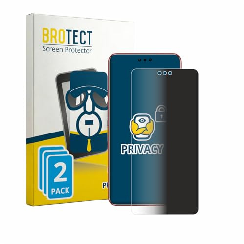 BROTECT 2 Stück Anti-Spy Blickschutzfolie für Huawei Mate 60 RS Ultimate Screen Protector [Displayschutz-Folie, Sichtschutz, Blaulichtfilter]