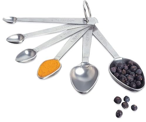 Amco 6-Piece Stainless Steel 'Professional Performance Super Six' Measuring Spoon Set