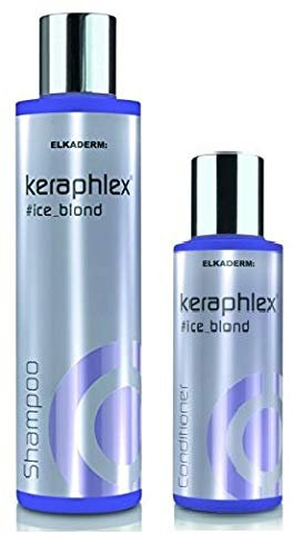 Elkaderm KERAPHLEX ice_blond Shampoo 200ml & Conditioner 100ml