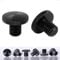 Evermotor M8 Rechtsgewinde Motorrad Spiegel Stopfen CNC Abdeckung M8×1.25 Aluminium Anodische Oxidation Blindstopfen Schrauben Gewinde Verkleidungsschrauben 2×Rechtsgewinde/clockwise(Ein Paar)