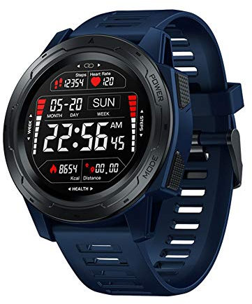 Zeblaze Reloj Inteligente Vibe 5 Pro Reloj de Pulsera con Pantalla IPS de 1.3 '' BT4.0 Ritmo cardíaco Seguimiento del sueño Temporizador Inteligente Calorías Cronómetro Reloj Despertador