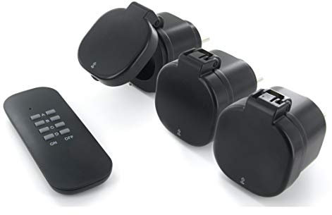 CHACON Set de 3 minis Prises étanches on/Off + télécommande (SCH)