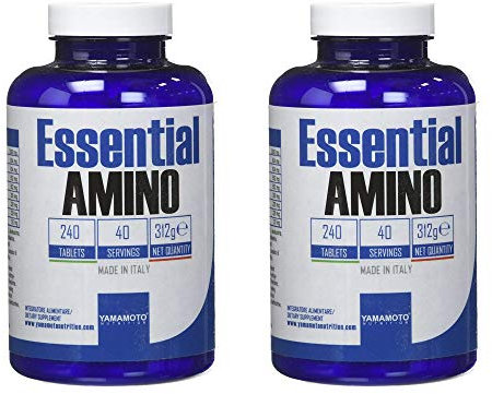 Yamamoto Nutrition Essential AMINO integratore di aminoacidi essenziali - 2 Confezioni da 480 compresse