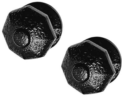 Manor Mortice Door Knob Black Antique Tudor Sprung Octagonal Interior