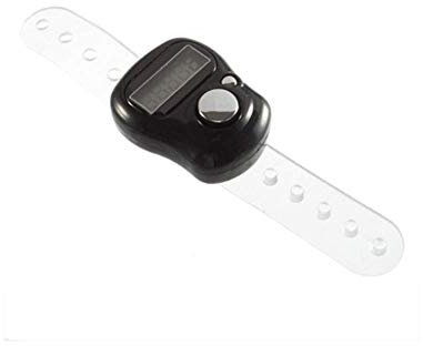 U/K Digit LCD Elektronische Finger Digitalanzeige Handzähler Durable Digital Counter Schwarz Kreativ und nützlichlanglebig
