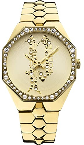 Police Analog mid-32580, Gold, Armband