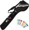 Golf Sunday Bag Tragebag für Herren Damen Driving Range Training, Golftasche Golfschläger Tasche Case Leicht Portable (Schwarz)