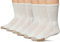 Thorlos Unisex-Erwachsene Tx Max Cushion Crew Tennissocken, Weiß (6 Paar), Medium (6er Pack)