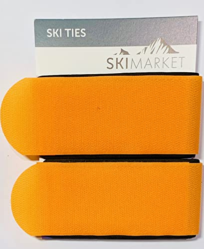 SkiMarket Manbi Manbi - Coppia di fascette da sci Jumbo, 7 colori incredibili