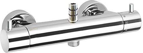 PAINI FRANCE ROBINETTERIE Mitigeur douche double sortie à emboîter Cox Chrome - Robinetterie salle de bain