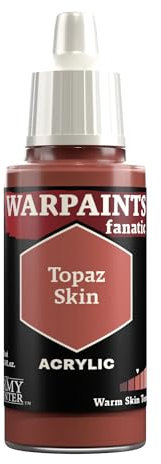 The Army Painter, Warpaints Fanatic Topas Skin Single Acrylics, Miniatur-Hobby-Malerei, Qualitätsfarbe für Miniatur-Wargaming