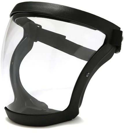 FORNORM Anti-Fog Protective Cover, Full Face Shield Dust Masks for Sanding Adjustable Breathable, Face Visor Shield for Male Female