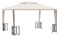 Gartenpavillon Pergola Terrassenüberdachung Pavillons - Pavillon mit Seitenwänden & Doppeldach 3x4 m Creme für Festival Terrasse Camping Party