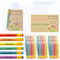Tenare 30 Pack Teacher to Student Gifts Flower Seed Packets (No Seeds Included) and Rainbow Motivational Pencils End of Year School Leavers Gifts Bulk for School Party Bag Fillers