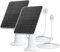 Lot de 2 chargeurs de panneau solaire compatibles avec caméra de sécurité Arlo Ultra/Ultra 2/Pro 3/Pro 4/Pro 3, panneaux solaires 5 V/4 W, chargeur IP65, avec câble de charge magnétique de 3 m