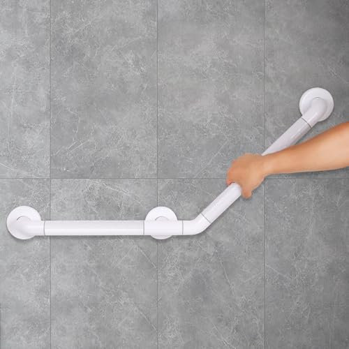 Agarradera Baño para Mayores, Barra Minusvalidos de Ducha 45 x 45 cm, Acero Inoxidable, Para Personas Mayores, para Inodoro, Discapacitados