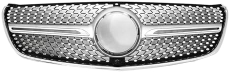 Kühlergrill Diamant-Frontgrill-Stoßstange 2015–2023 Passend Für Mercedes Für Benz Für Vito V W447 V250 V300 V260 Tuning-Bodykit Kühlergrill Grill(15-19 V Silvery)