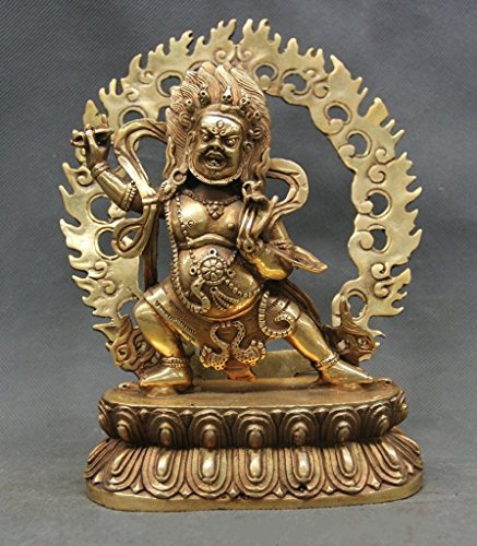 Liangliang988 Statue, tibetischer Buddhismus, Messing, Vajrapani Chana Dorje