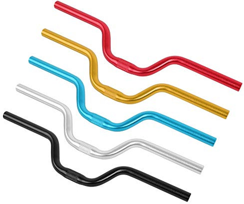 Bmx Lenker,Fahrradlenker,Mtb Lenker Fahrradlenker,Bmx Lenker Schwarz,Mountainbike Lenker Aluminiumlegierung Rennrad Fixed Gear Bar Lenker 25.4Mm * 520Mm (Schwarz)