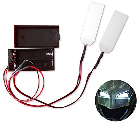 1PC 1:1 LED Light Eyes Helmet DIY Eyes Accessories for Super Hero