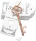 Aokbean 52pcs Vintage Skeleton Key Bottle Opener Rustic Wedding/Party Favors Guest Souvenir Gift Set with Escort Thank You Tag Card and Keychain(Rose Gold)