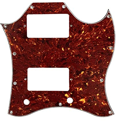 Dopro American Standard SG Guitar Full Face Pickguard passend für USA Gibson SG Special Guitar Vintage Tortoise