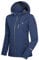 Little Donkey Andy Veste de ski Softshell pour femme avec capuche amovible, doublure polaire et déperlante, bleu chiné, taille XXL