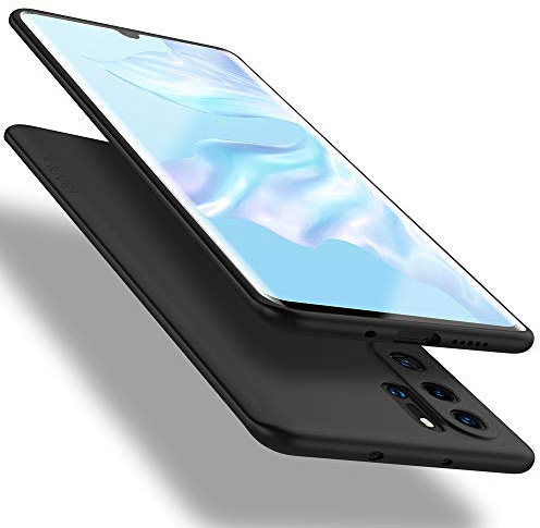 X-level für Huawei P30 Pro Hülle, [Guardian Serie] Soft Flex Silikon Handyhülle Premium TPU Schutzhülle Echtes Telefongefühl Case Cover für Huawei P30 Pro New Edition - Schwarz