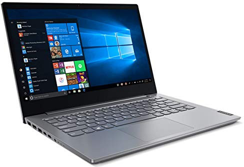 Lenovo Thinkbook 14 IIL Notebook, Display 14 Full HD IPS, Processore Intel Core i5-1035G1, 256 GB SSD, RAM 8 GB, Windows 10, Mineral Grey