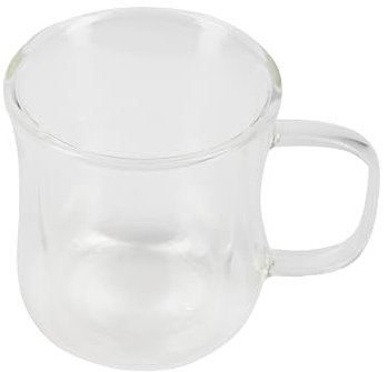 BERGNER COFFEE & TEA LOVERS - Vaso Doble Pared 230ML Borosilicato - Resistente y Elegante - Ideal para Bebidas Calientes y Frías - Lavado a Mano Recomendado