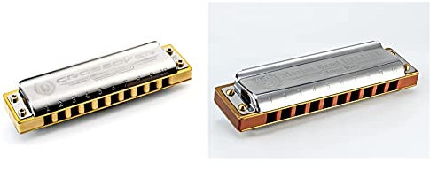 Hohner M2009016X Marine Band Crossover C Mundharmonika & M200508X Marine Band Deluxe G Mundharmonika
