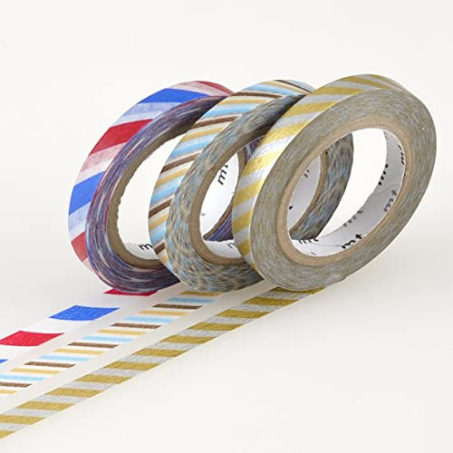 MT MASKING TAPE Washi-Klebeband, 6 mm x 7 m, 3 Rollen