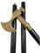 Golden Brass Axe Handle Walking Cane Vintage Style Wooden Walking Sticks Cane Axe Walking Stick Cane Gift