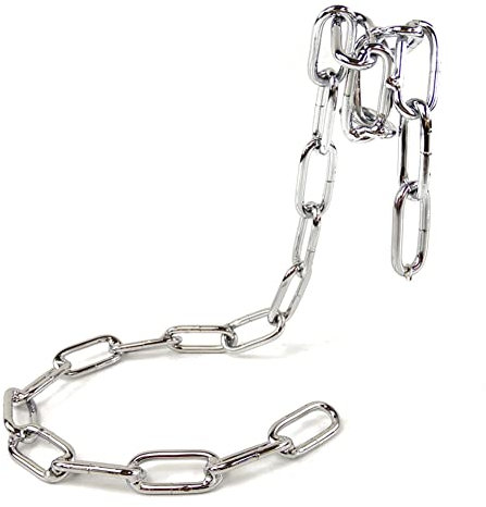 Yalych Suspension Wine Bottle Holder Cabinet Display Stand Shelf Metal Crafts Chain Rope Wine bottle holder (Color : Silver)