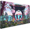 Pink Japan Anime Gaming Green Mouse Pad - Large, Non-Slip Rubber Mat for Desk, Computer, Pc, Laptop, Office Decor - Women, Stitched Edges - 31.5x15.7 In