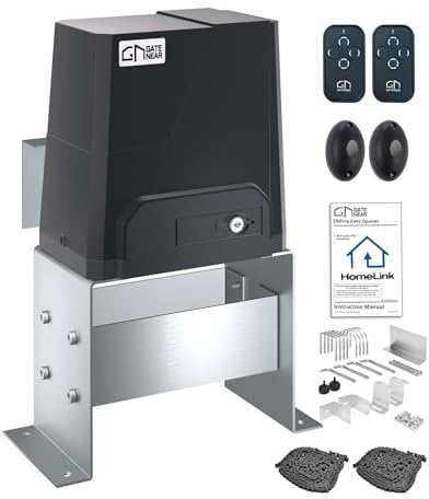 GateNear [Automatic Sliding Door Opener Electric Door Motor and 2 Remote Controls, Complete Sliding Door Operator Kit(3500 lbs)