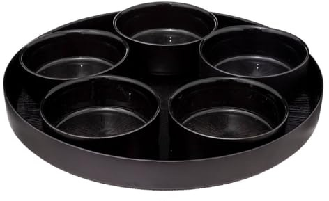Secret de Gourmet - Aperitif-Set Astra schwarz 6-teilig