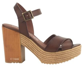 CHATTAWAK Damen 9Hortensechoco38 Schuhe mit Rollen, Schokoladenbraun, 38 EU