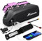 Adaluolo Batteria per Bici Elettrica 48V 15AH - Hailong Batterie Agli Ioni di Litio Piastra di base 5 Pin per Bicicletta Ebike 1000W 750W 500W 350W 200W Ba-fang/Tong-sheng e Altri Motori
