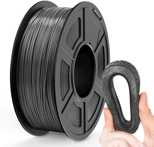 TECBEARS TPU Filament 1.75mm 1KG Grau, TPU 95A 3D Drucker Filament, Flexible Filament TPU, Maßgenauigkeit +/- 0,03, 1kg 1 Spule, Grau