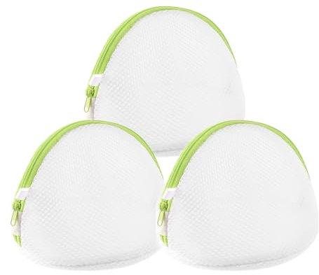 Bra, rete per bucato, reggiseno per lavatrice, rete per bucato, reggiseno riutilizzabile, Set di 3 Reti per Bucato in Poliestere di Alta Qualità, Protezione Delicata con Chiusura Lampo Autobloccante