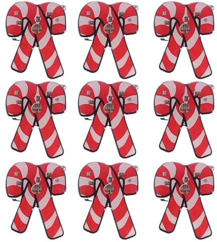 Wofashpuret Christmas Brooch Set, Glitzer Brosche Set 25 StüCk Weihnachtsbroschen Mehrfarbige Kunststoff Anstecknadeln Perfekt FüR Dekoration Und Festlichkeiten 3.0X2.5Cm