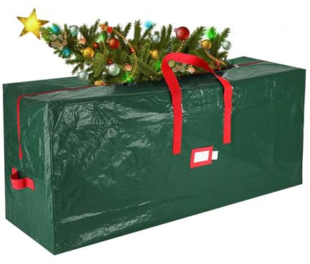 165×38×76cm Caja Para Árbol De Navidad Bolsa Para Árbol De Navidad Bolsa De Almacenamiento Para Árbol De Navidad Tela Oxford Con Asa Sólida Caja De Almacenamiento Grande Para Árbol De Navidad
