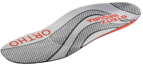 Steitz SECURA Einlegesohlen grau/rot Ortho-Soft ESD HIGH, EU-Schuhgröße: 45