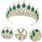 PAMINGONO Elegante Brautkrone Mit Strasssteinen Kopfschmuck Für Hochzeit Party Tanz