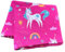 Wollhuhn ÖKO Kinder/Jungen/Mädchen Cooles Elastisches Stirnband/Haarband Bequem Zweilagig Jersey Oder Fleece Viele Motive 21215152 (Einhörner Beere)