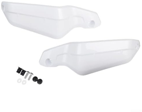 Elegante paramani protettivi per moto che offrono una copertura completa contro gli elementi durante la guida per Honda (bianco)