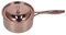 Sauce Pan, Stainless Steel Saucepan with Lid Milk Pot Multipurpose Cooking Pot for Kitchen (Rose Gold)